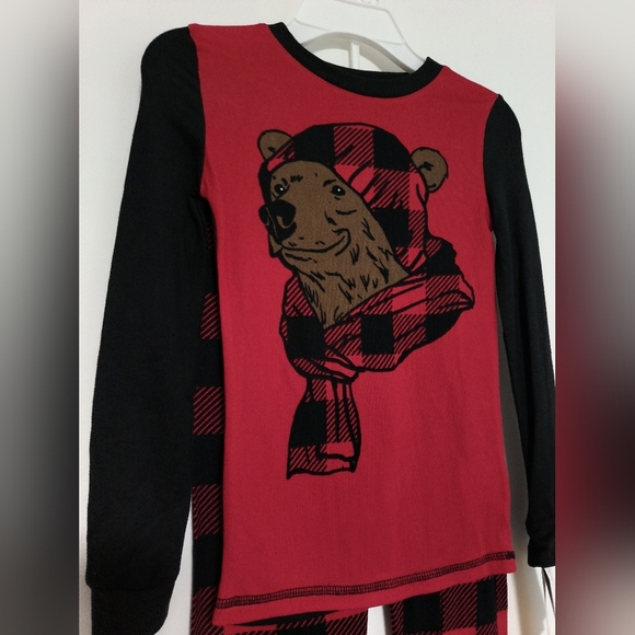 New Bear Boy Pajamas / Size 8 - Picture 3 of 5